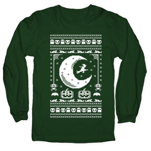 Ugly Halloween Sweater Longsleeve Tee